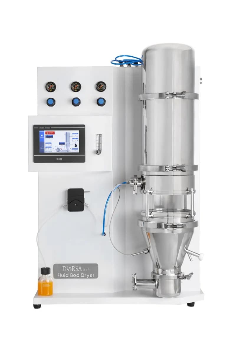فلوید بد درایر (خشک کن بستر سیال)-Lab Scale Fluid Bed Dryer